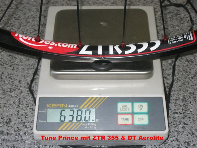 Tune Prince/ NoTunbes ZTR/ DT Aerolite  Hr.