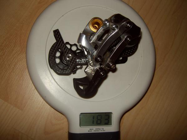 Sram X.0 2009 medium Cage mit Tiso Schaltröllchen