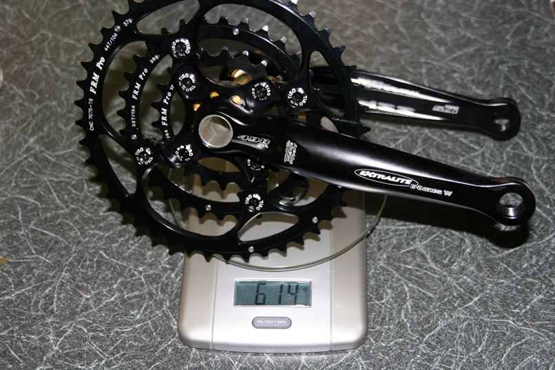 Extralite E-Bones W mit Lager, FRM Blätter, Tiso Schrauben