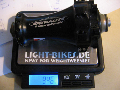 Extralite Ultrahub Disc vorn