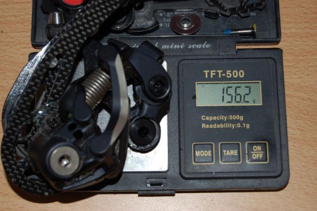 XTR Shadow Schaltwerk mit langem Käfig.