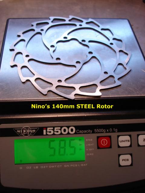 Nino´s 140mm Steel Rotor