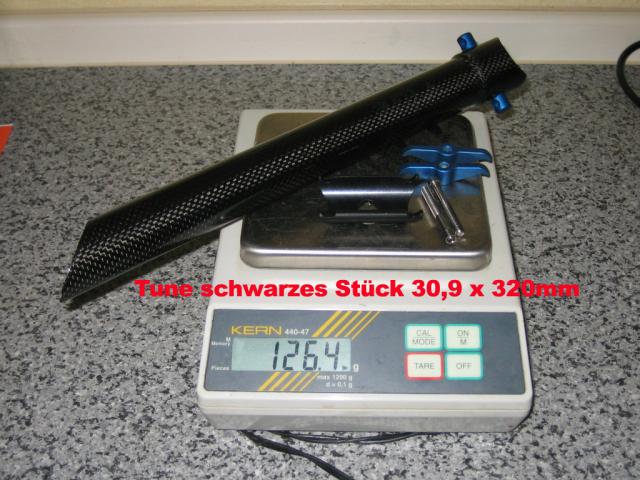 Tune Schwarzes Stück 30,9 x 320