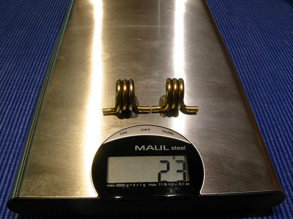 Egg Beater Stahl Federn