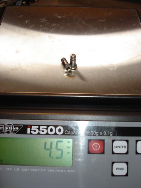 Shimano Dura Ace Schrauben für die Rolle