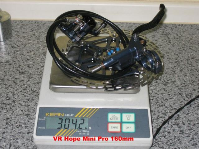 Hope Mini Pro 160mm front